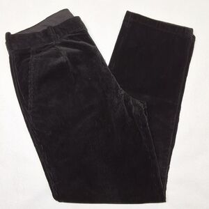 H&M Men's Black Corduroy Pants Regular Fit Size 31